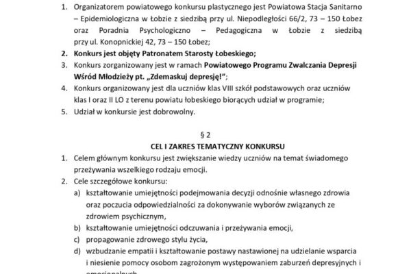 REGULAMIN KONKURSU 'BARWY EMOCJI W SZTUCE' - KONKURS PLASTYCZNY_page-0001